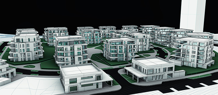 Loxia architectural 3D model by Adam Angelov, detailed and innovative